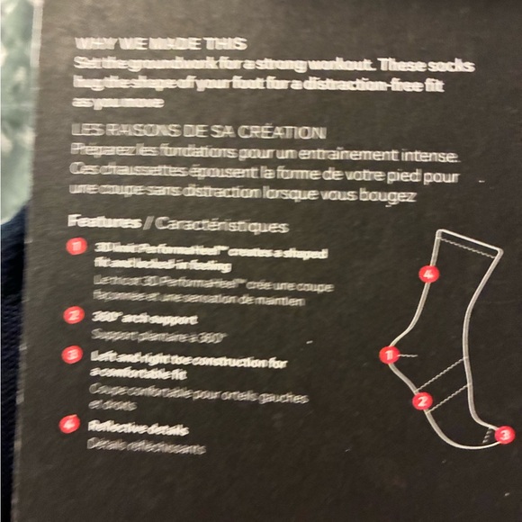 NWT Lululemon Crew Length Training Entrainment Power Stride Socks - Picture 2 of 7